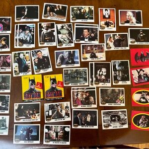 Batman Collectible Trading Cards Set - 58 cards, some new